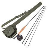 4 pieces Fly Fishing Rod Outfits