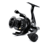 Black Metal Spinning Reel