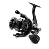 Black Metal Spinning Reel