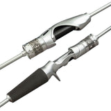 Punk-style Silver Spinning Fishing Rod Combos