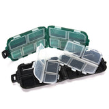 Multi Compartment Tackle Box – 10 Section PVC Storage Case