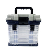 4-Tray Portable Tackle Box | One-Box Fishing Storage System