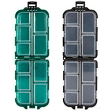 Multi Compartment Tackle Box – 10 Section PVC Storage Case