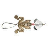 Soft Frog Lure with Spinner