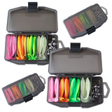 Portable Soft Plastic Fishing Kit with Tackle Box