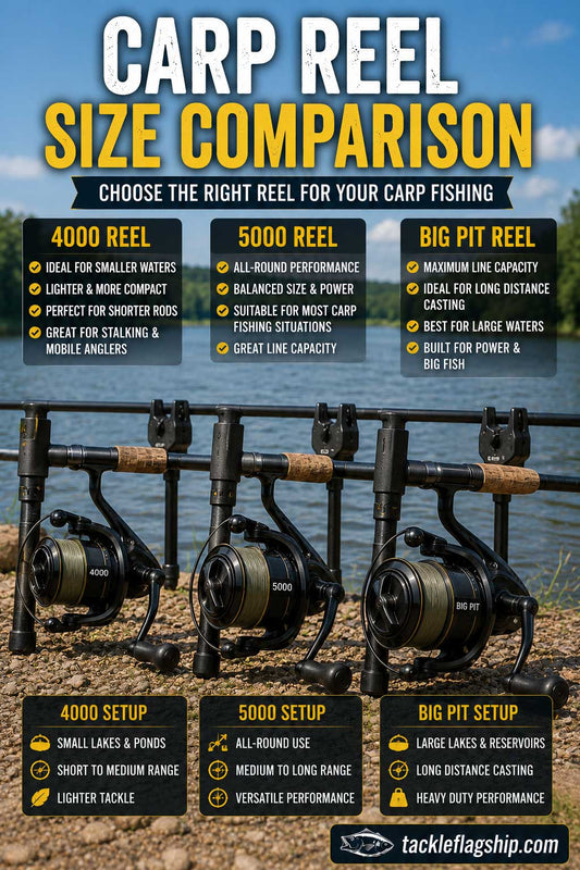 best reel size for carp fishing