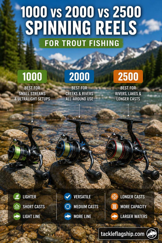 best spinning reel size for trout fishing
