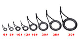 6#-30# Ceramic High-Carbon Steel Guide Rings for DIY