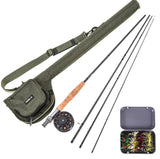 4 pieces Fly Fishing Rod Outfits