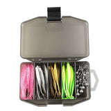 Fork Tail Minnow Kit with Hooks and Tackle Box