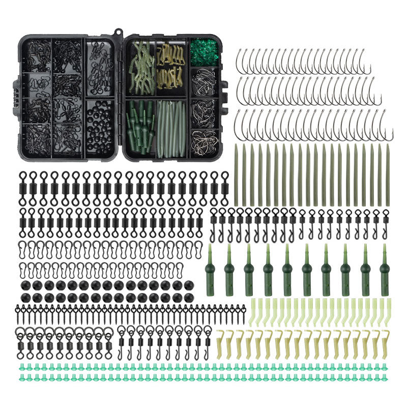 420 Pieces Carp Fishing Rig Accessories Kit with Case | Big Game Ready