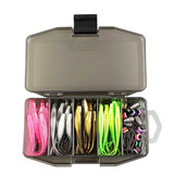 Fork Tail Minnow Kit with Hooks and Tackle Box