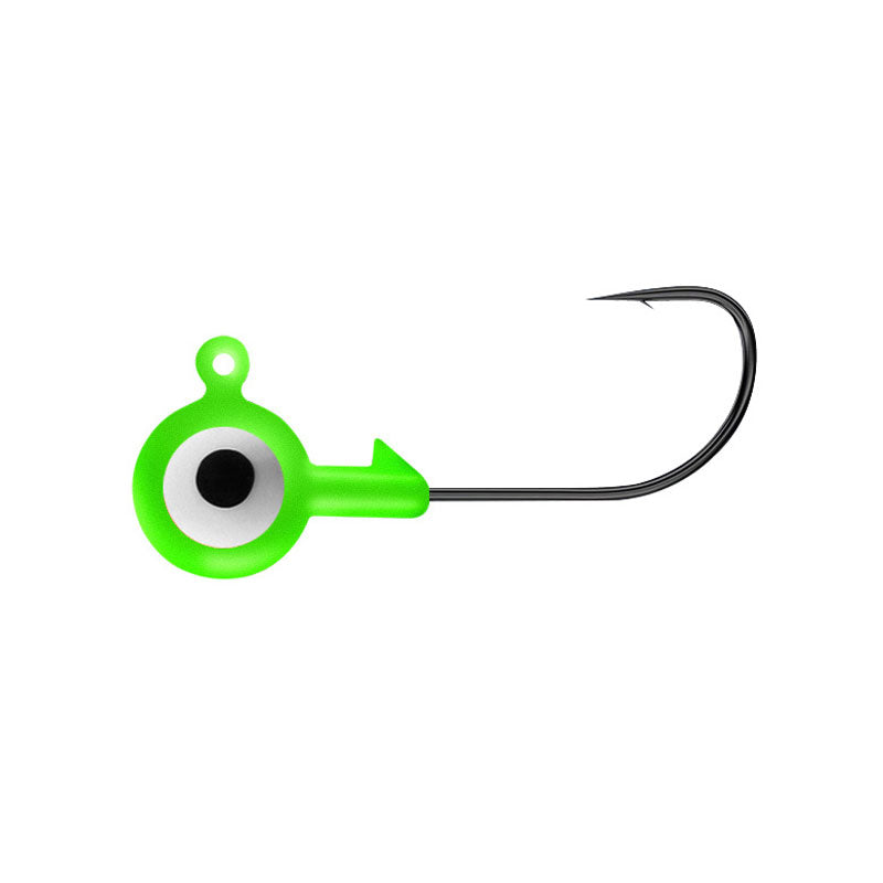 4x-reinforced-dual-3d-eyes-jig-head-green