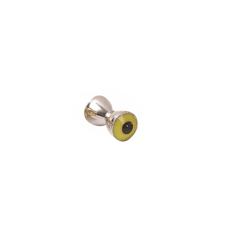 Brass Fly Tying Dumbbell Eyes (10PCS)  Red, Green & Yellow, S/M/L