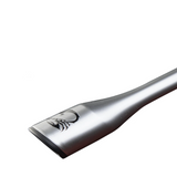 Punk-style Silver Spinning Fishing Rod