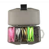 Fork Tail Minnow Kit with Hooks and Tackle Box