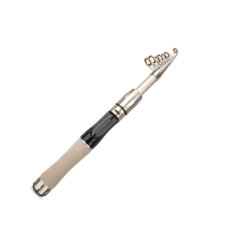 Ultra-short Portable Telescopic  Spinning Travel Rod