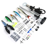 Freshwater Lure & Tackle Kit with Multi-Layer Storage Box