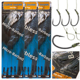 Carp Fishing  Curve Shank Micro Barbed  Chod Rig