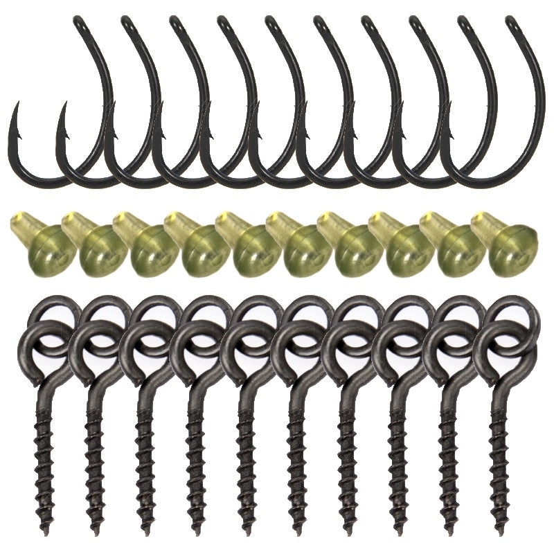 30-Piece Carp Fishing Rig Kit