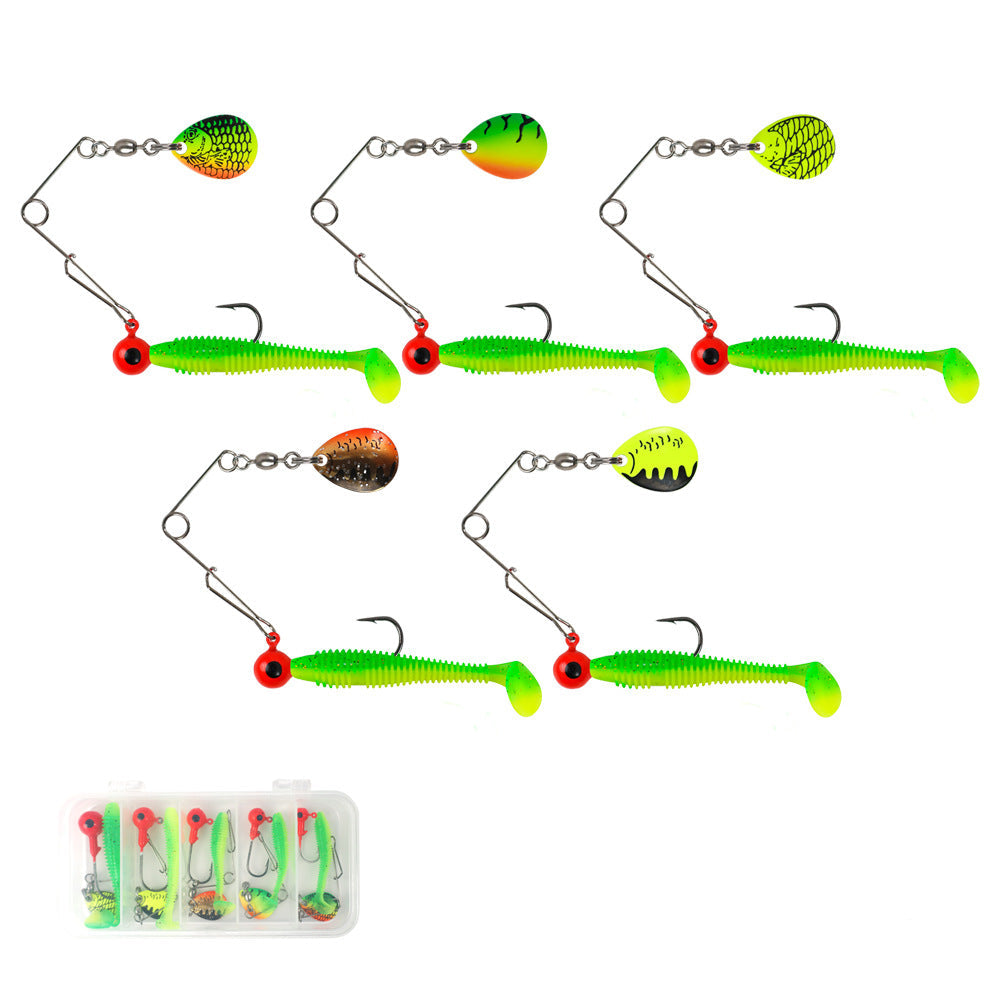 Soft Swimbait Spinner Jig Kit