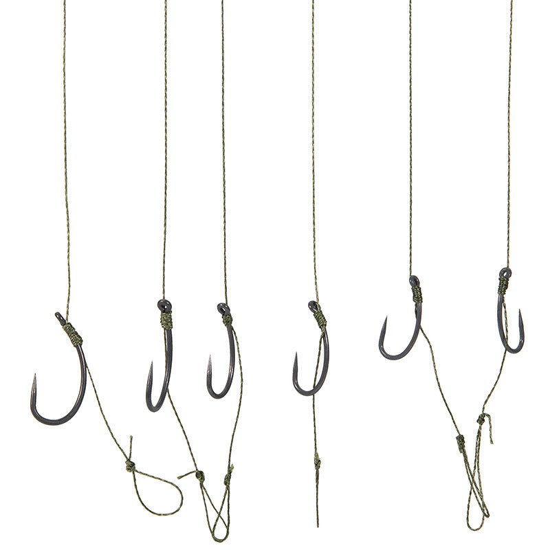 Carp Fishing  Curve Shank Micro Barbed  Chod Rig