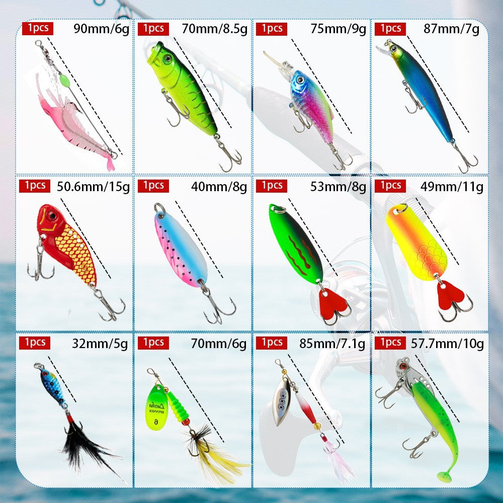 Assorted Fishing Lure Box