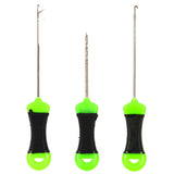 Carp Fishing High Carbon Steel Bait Needle 3-Piece Set