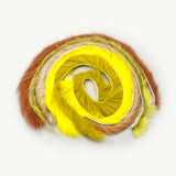 Solid Color Zonker Rabbit Fur Strips