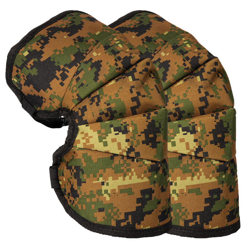 Fleece-Lined Oxford Cloth Knee Pads