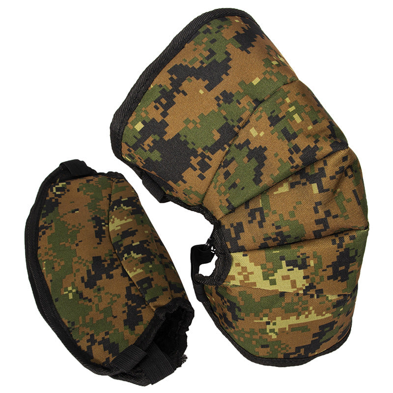 Fleece-Lined Oxford Cloth Knee Pads