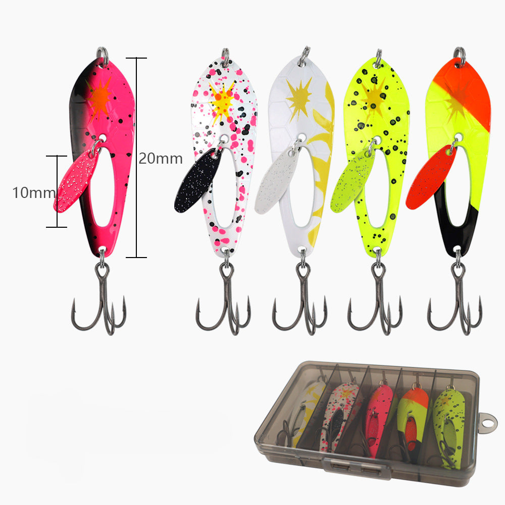 Double Flash Spoon Lure Set