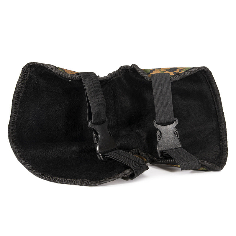 Fleece-Lined Oxford Cloth Knee Pads