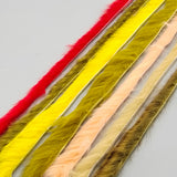 Solid Color Zonker Rabbit Fur Strips