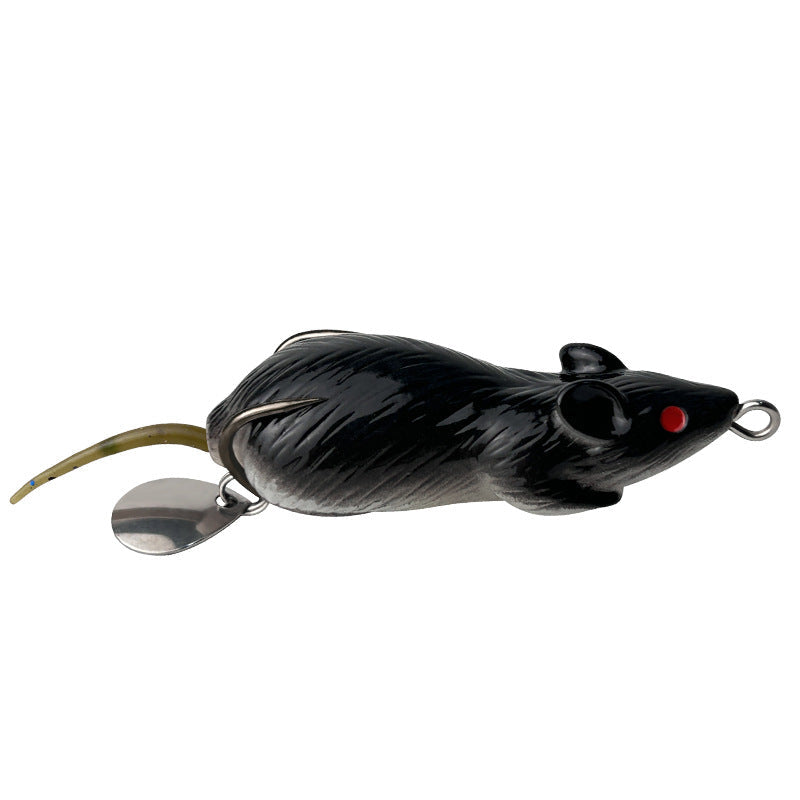 Spinner Mouse Lure  Topwater Weedless Bait