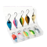 Two-Tone Micro Spoon Lure Set